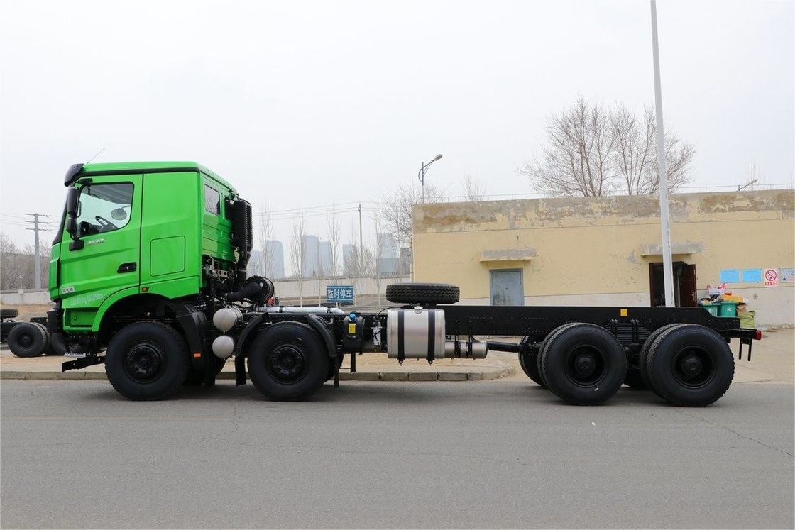 430HP 8X4 6.5m αερόσακο απορροφητικό κάθισμα σε σχήμα U κιβώτιο φορτίου