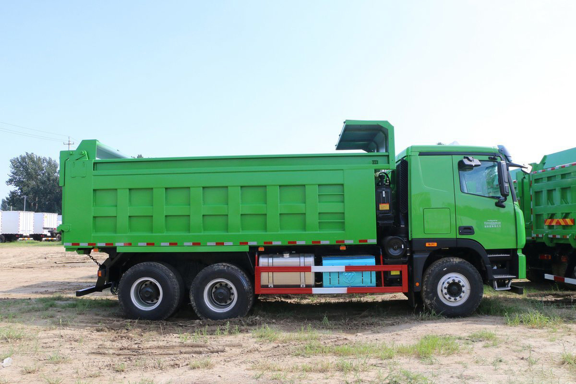 Foton Auman GTL 9 σειρά βαρύ φορτηγό 400HP 6X4 5,6m U σχήμα κουτί φορτίου Top Cover Dump Truck