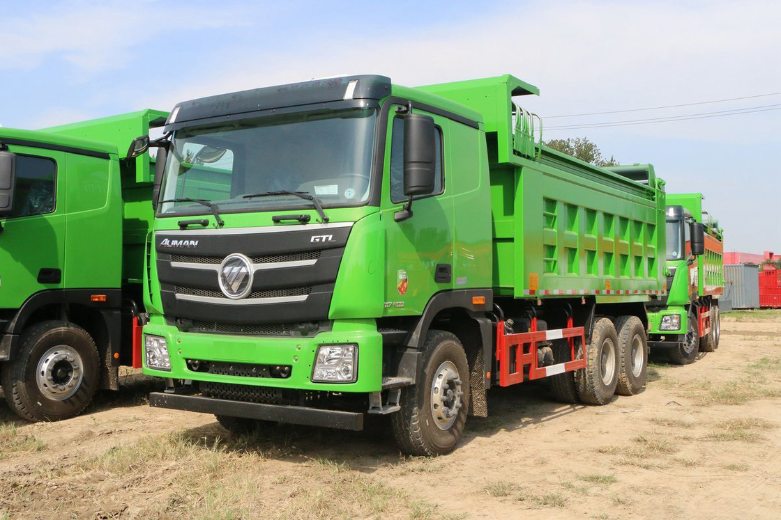Foton Auman GTL 9 σειρά βαρύ φορτηγό 400HP 6X4 5,6m U σχήμα κουτί φορτίου Top Cover Dump Truck
