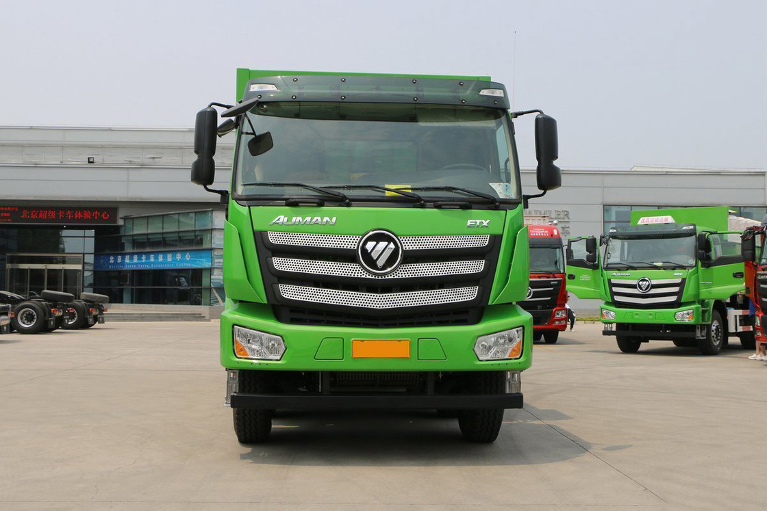 Auman Νέο ETX φορτηγό 400HP 8X4 7,4m 31t πίσω Flip U σχήμα Grid Φορτηγό κουτί πίσω Flip EURO 5
