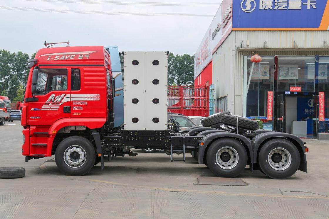 Μοναδική σειρά μισό κάθισμα Weichai κινητήρα 460HP 6X4 υψηλή οροφή CNG ελκυστήρα Shacman βαρύ φορτηγό