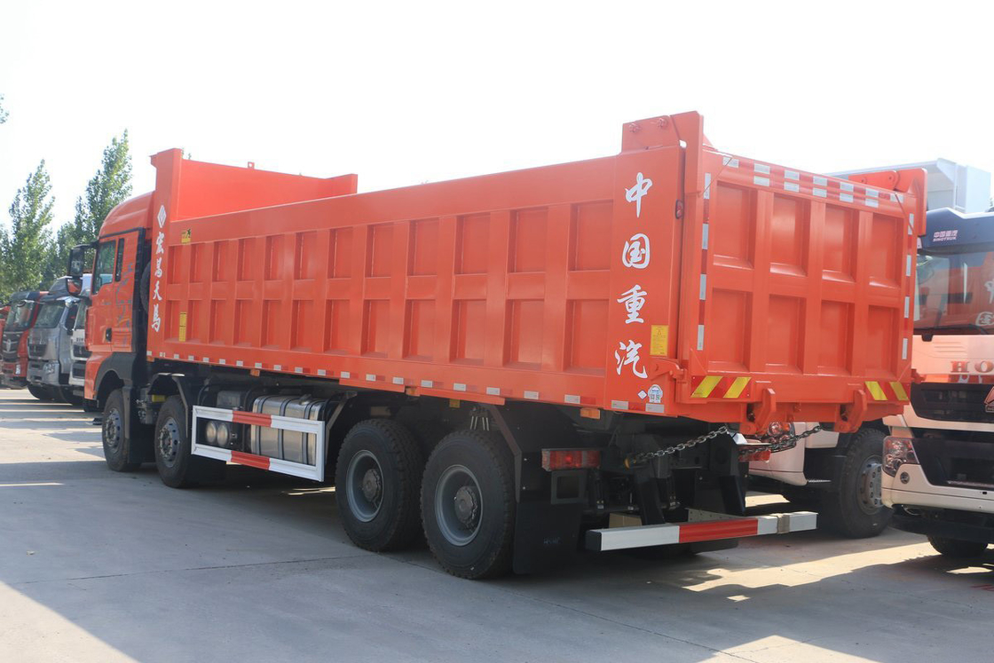 SITRAK G7H μοντέλο Καλό κλιματισμό 540HP 8X4 8,4m Sinotruk Dump Truck Grid U-Type Cargo Box