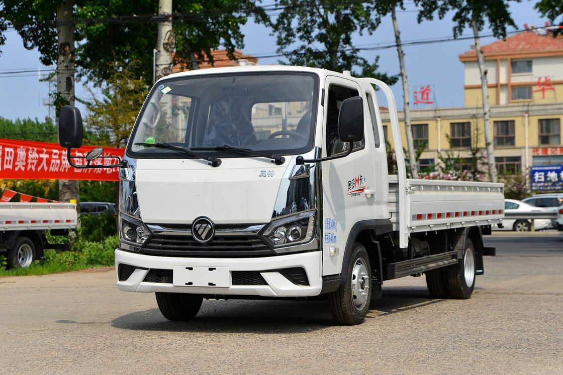 Φωτόν Auman ελαφρύ φορτηγό 2.0L 127HP CNG 3.94m Euro 6 5 Γεράδες Μονή σειρά καθίσματα Κουτί φορτίου