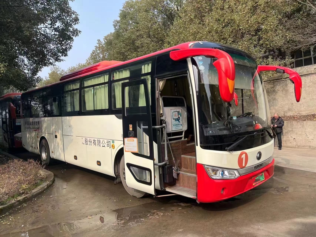 Χρησιμοποιημένο λεωφορείο προς πώληση Yutong ZK6115 καθαρό ηλεκτρικό λεωφορείο λεωφορείο 48 θέσεις 2017 έτος διαδρόμιο