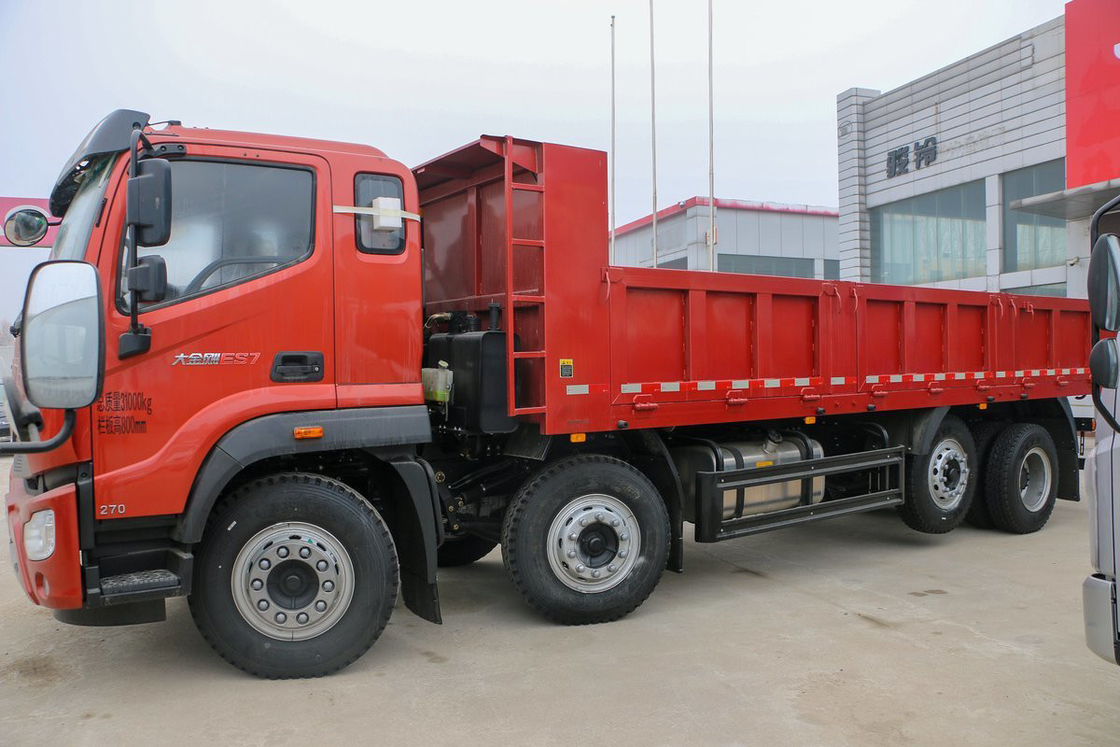 Ruiwo BJ3314 Donkey Kong ES7 Yuchai Μηχανή 270HP 8X2 10 ταχυτήτων αερόσακος Απορροφητικό Σώκ 7.2m Φωτονικό φορτηγό