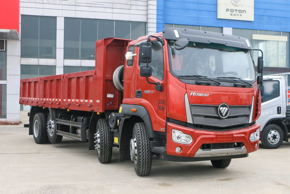 Ruiwo BJ3314 Donkey Kong ES7 Yuchai Μηχανή 270HP 8X2 10 ταχυτήτων αερόσακος Απορροφητικό Σώκ 7.2m Φωτονικό φορτηγό