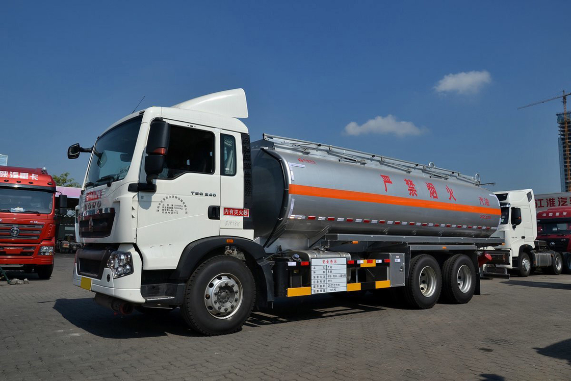 Sinotruk ZZ1257 T5G Υψηλή κορυφή ντίζελ 240HP 14.5T 6X4 δεξαμενή καυσίμου 20.25m3 HOWO πετρελαιοφόρο φορτηγό