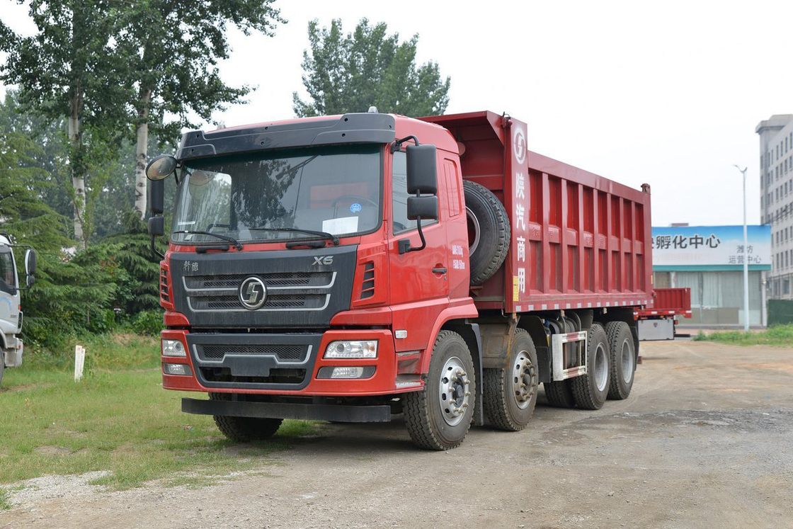 SX3315 Shaanxi Dump Truck Xuande X6 10 ταχυτήτων 270 ίππων 8X4 6,8 μέτρα πίσω Flip-Up Dump Truck