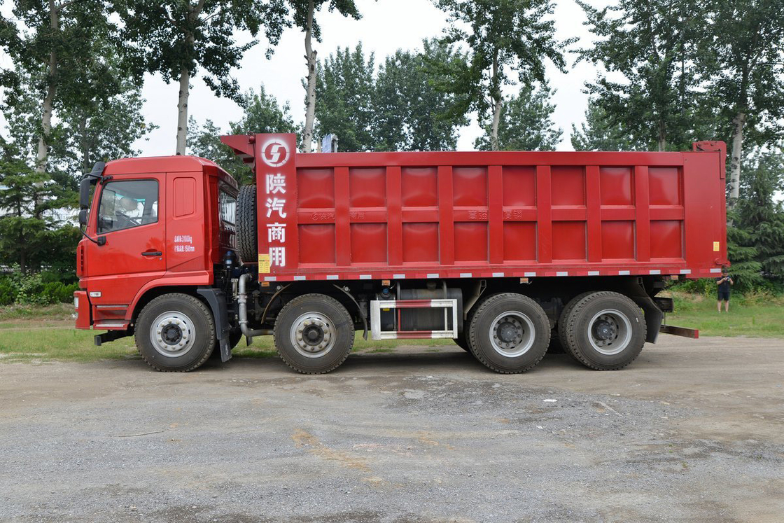 SX3315 Shaanxi Dump Truck Xuande X6 10 ταχυτήτων 270 ίππων 8X4 6,8 μέτρα πίσω Flip-Up Dump Truck