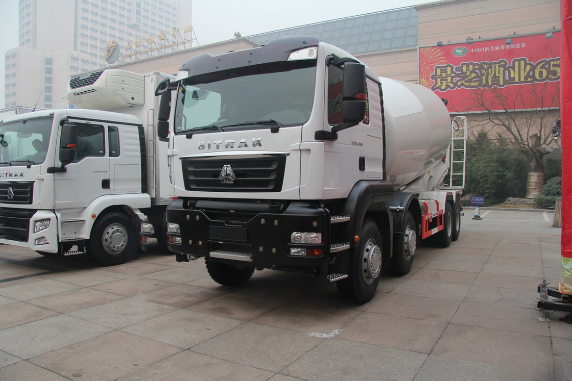 Sinotruk SITRAK C7H βαρύ φορτηγό ντίζελ 16 ταχυτήτων 400HP 8X4 6,5m3 φορτηγό μεικτήρα σκυροδέματος