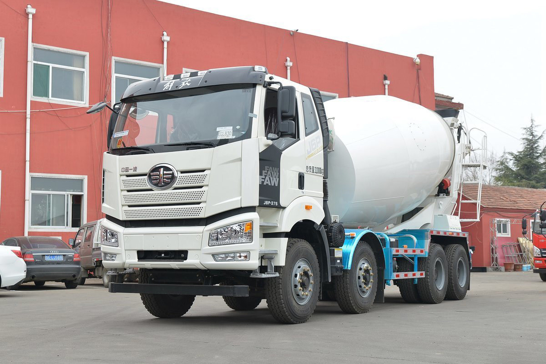 J6P 375HP 8X4 Πλήρως πλωτό επίπεδο άνω μισό εκτοπισμό 7,86m3 FAW Jiefang Μικρατήρα Σιδηρουργικού Φορτηγού