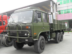 20 τόνων φορτηγό εκτός δρόμου 6*6 Olive Green Dongfeng Tianjin Flatbed Truck Μηχανή Cummins