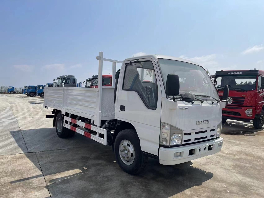 Φορτηγά φορτίων 4x2 ISUZU Μονή καμπίνας Euro 4 εκπομπές 100P Ελαφρύ φορτηγό 3,5 τόνων Διπλό πίσω ελαστικό
