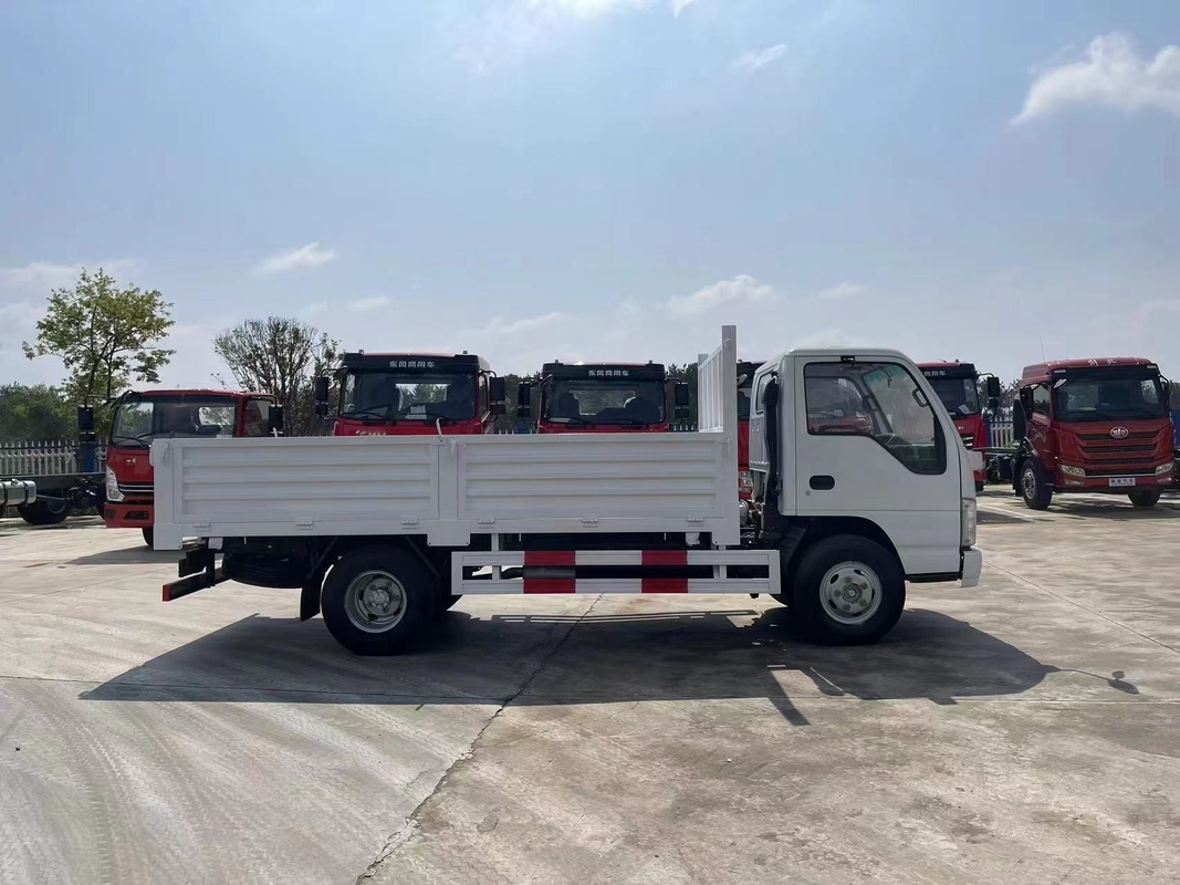 Φορτηγά φορτίων 4x2 ISUZU Μονή καμπίνας Euro 4 εκπομπές 100P Ελαφρύ φορτηγό 3,5 τόνων Διπλό πίσω ελαστικό