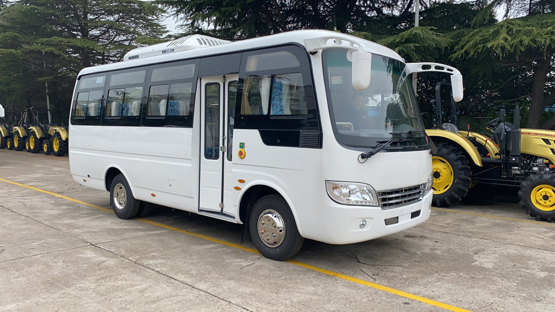Μίνι λεωφορείο Yuchai κινητήρα Mudan MD6668 25 θέσεις 2+2 θέσεις Διαμόρφωση Νέο κλιματιστικό