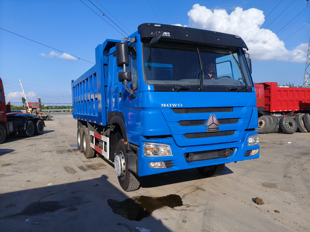 Ντάμπερ Τράκ Τίπερ 420HP Sinotruk Howo 6*4 Drive Mode Φελλός Άμμος Άνοιξη Μεταφορά LHD