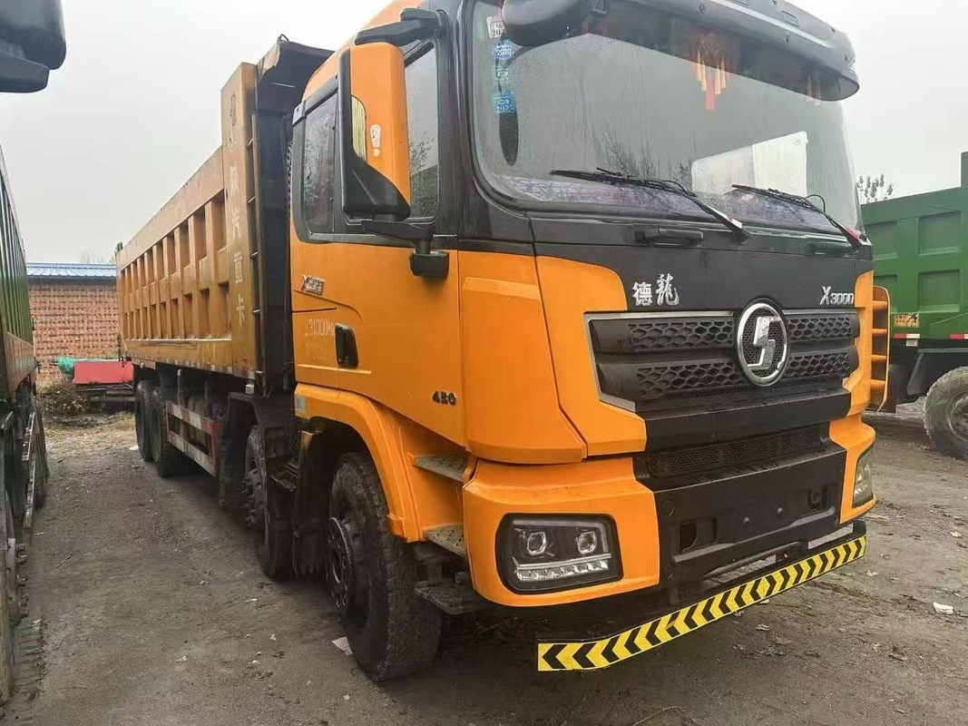 8x4 6x4 50 τόνων Χρησιμοποιούμενα φορτηγά Shacman για πώληση X3000 Weichai 430hp Αμμουδιές και μεταφορά βράχων