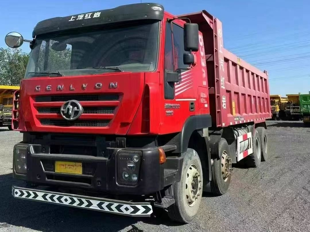 Κίνα Χρησιμοποιούμενα φορτηγά βαρύ SAIC Hongyan Dump Truck 8×4 Iveco Truck Τεχνολογία Αριστερό τιμόνι 390hp