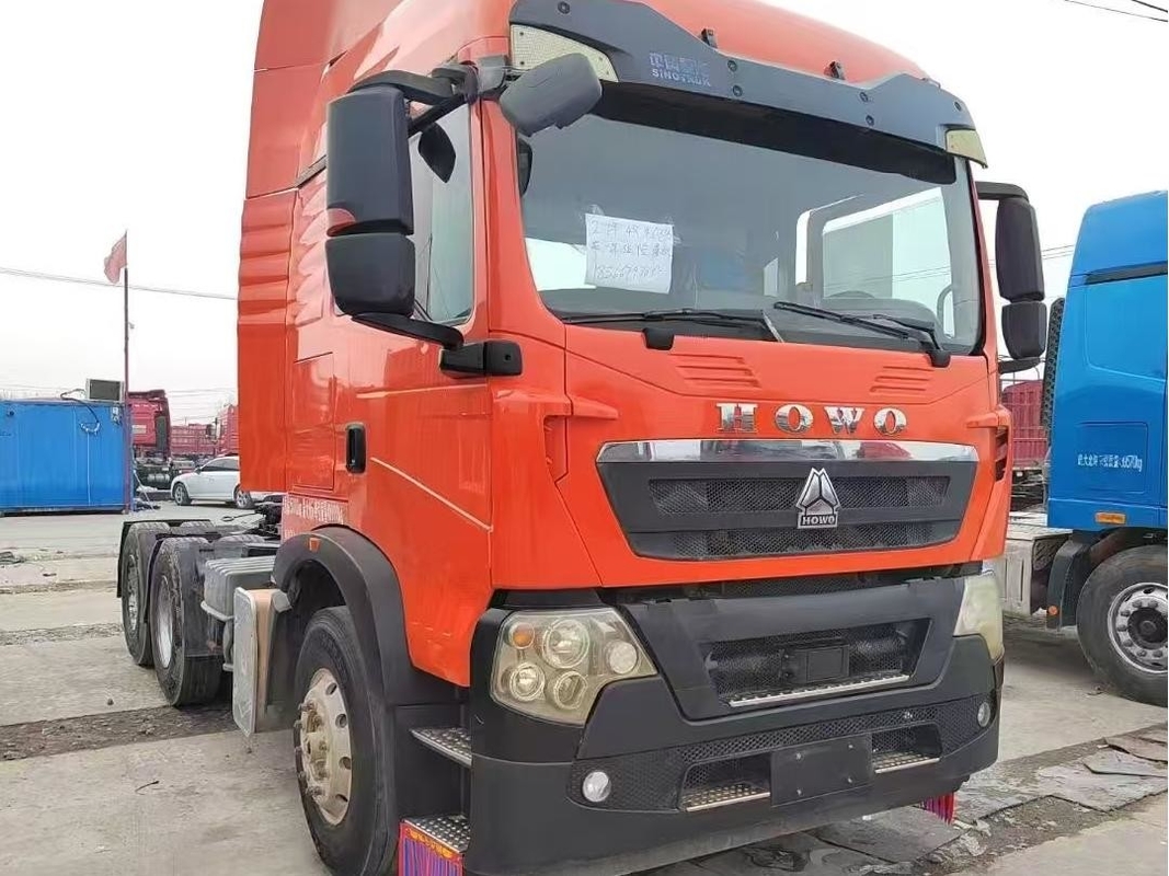 Sino Truck Howo MAN Μηχανή 460hp 2021 Έτος 6×4 Τρόπος οδήγησης HowoTX Τρακτέρ Κεφαλή Υψηλή οροφή με κοιμιστήρα