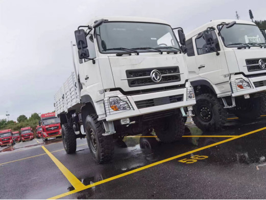 4x4 φορτηγό φορτηγό Dongfeng φράχτη φορτηγό φορτηγό φύλλο άνοιγμα 10 τόνους φορτίο κακή οδική οδήγηση ευρώ 5