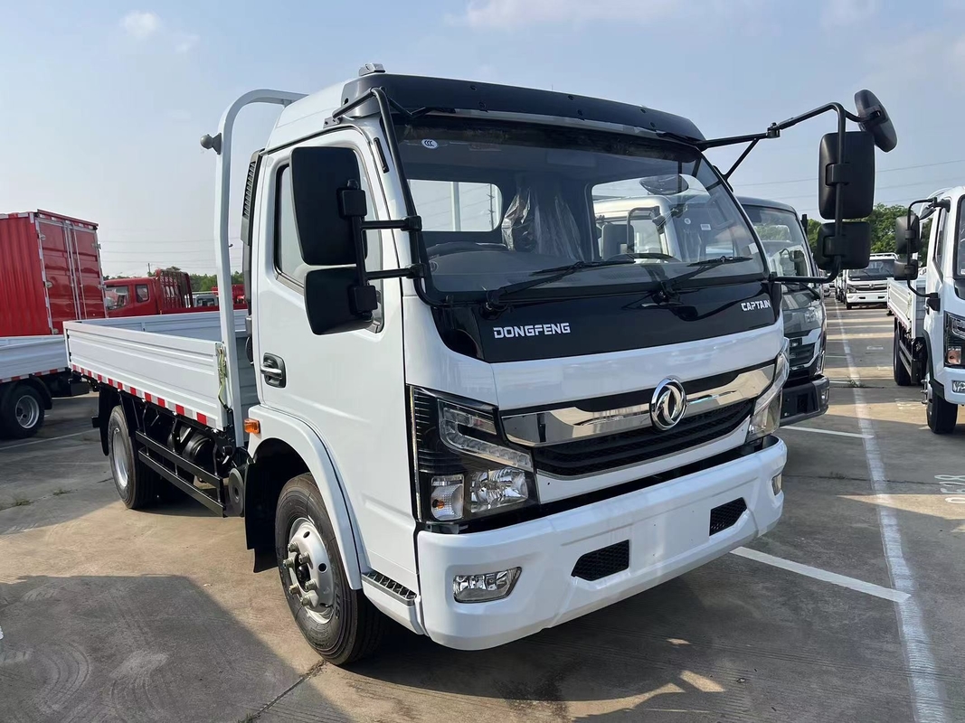 5 τόνων φορτηγό Dongfeng Καπετάνιος Μικρό φορτηγό επίπεδη δεξιά κίνηση κινητήρα Yuchai 3308 τροχοπέδης