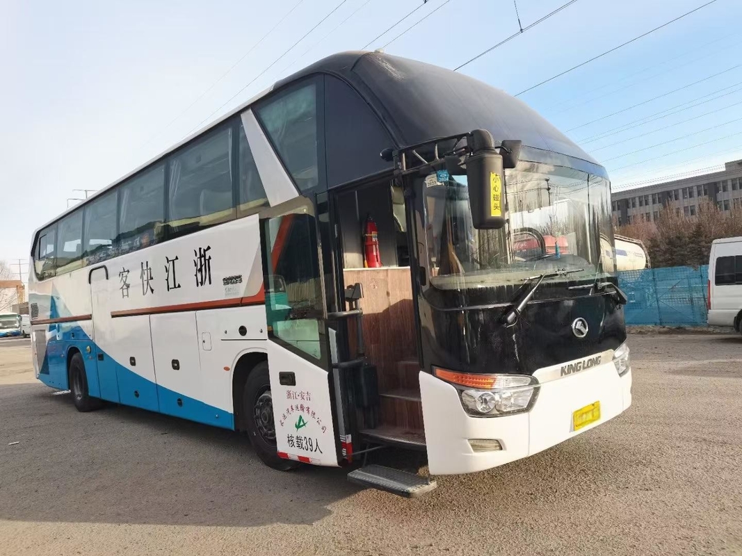 Χρησιμοποιημένο λεωφορείο Kinglong Coach 39 θέσεις XMQ6129 Λούξυ Ομάδα Μεταφορά επιβατών A/C