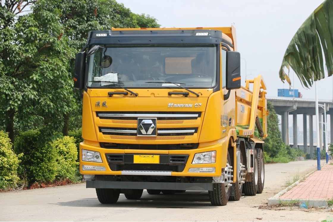 Χρησιμοποιημένο φορτηγό 400hp XCMG G7 8*4 Drive Mode Κατασκευαστικό υλικό Μεταφορές