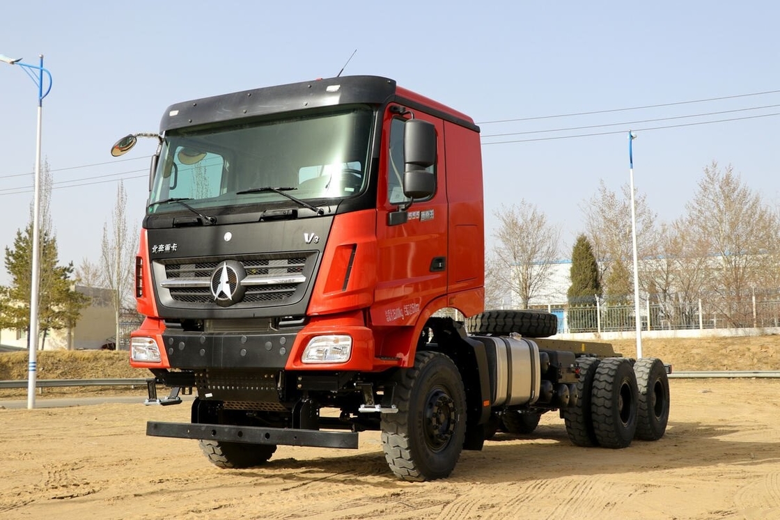 Χρησιμοποιούμενο Τρακτέρ Πώληση Beiben V3XT 6*4 Drive Mode 560hp Αυτοματοποιημένη μετάδοση ρυμουλκούμενο