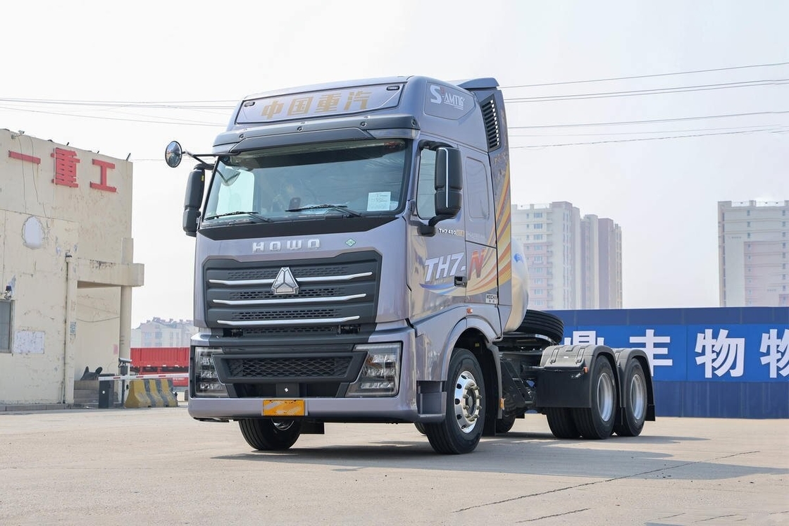 Used Tractor Truck Horse For Sale Sinotruk Howo Th7-N 6*4 Drive Mode 480hp Gas Fuel Type Head Οδηγός:
