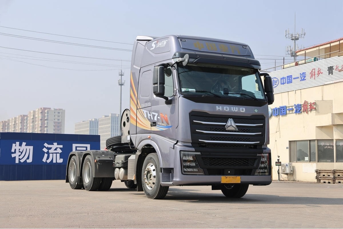 Used Tractor Truck Horse For Sale Sinotruk Howo Th7-N 6*4 Drive Mode 480hp Gas Fuel Type Head Οδηγός: