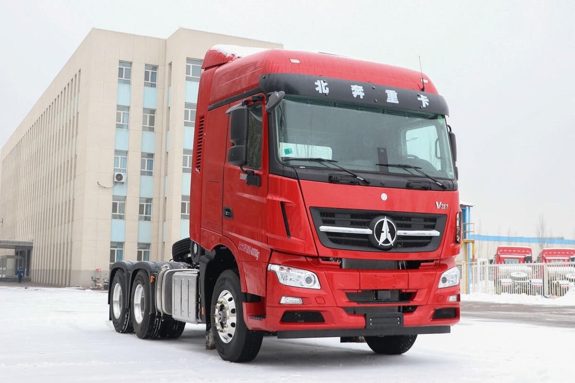 Χρησιμοποιούμενο Τρακτέρ Πώληση Beiben V3XT 6*4 Drive Mode 560hp Αυτοματοποιημένη μετάδοση ρυμουλκούμενο