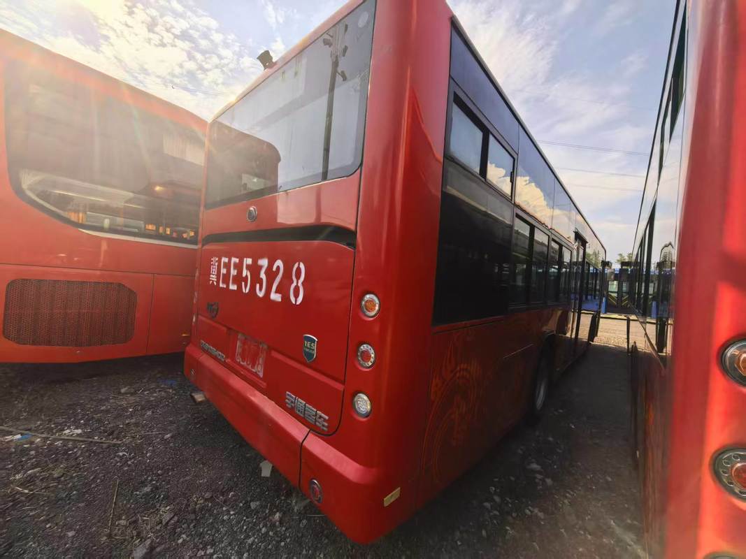 2019 Δεύτερο χέρι 76/10-41 καθίσματα 12 μέτρα ομαλό σχήμα Χρησιμοποιημένο ZK6108 λεωφορείο πόλης διπλές πόρτες