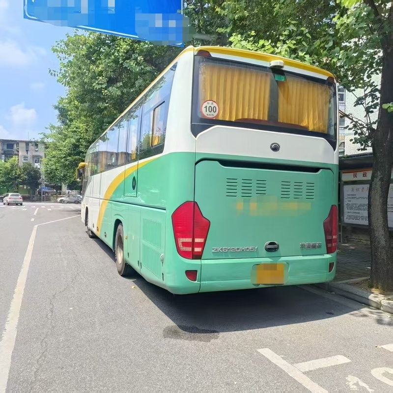 Second Hand Diesel 12m Yutong Coach Bus 55 Seater Weichai Tour Airport Church Cummuter School Interurban Intercity Buses RHD/LHD