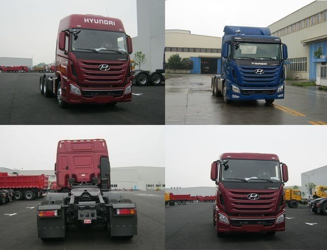 6*4 χρησιμοποιημένο φορτηγό 440hp τρακτέρ Drive τρόπος με τα ευρο- πρότυπα εκπομπής Β