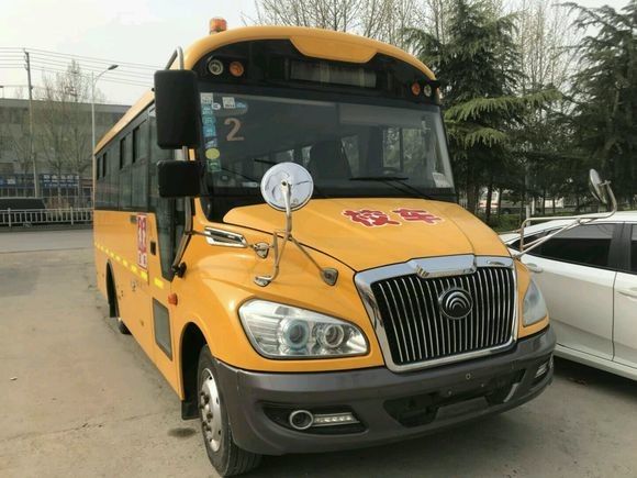Φορτηγό από δεύτερο χέρι προτύπων diesel LHD σχολικό, χρησιμοποιημένα μικρά σχολικά λεωφορεία με 37 καθίσματα