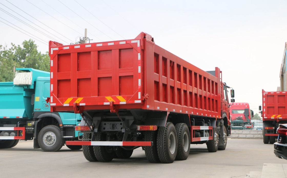 HOWO 371HP 8 X 4 χρησιμοποίησε το φορτηγό απορρίψεων, βαρέων καθηκόντων Tipper από δεύτερο χέρι φορτηγά