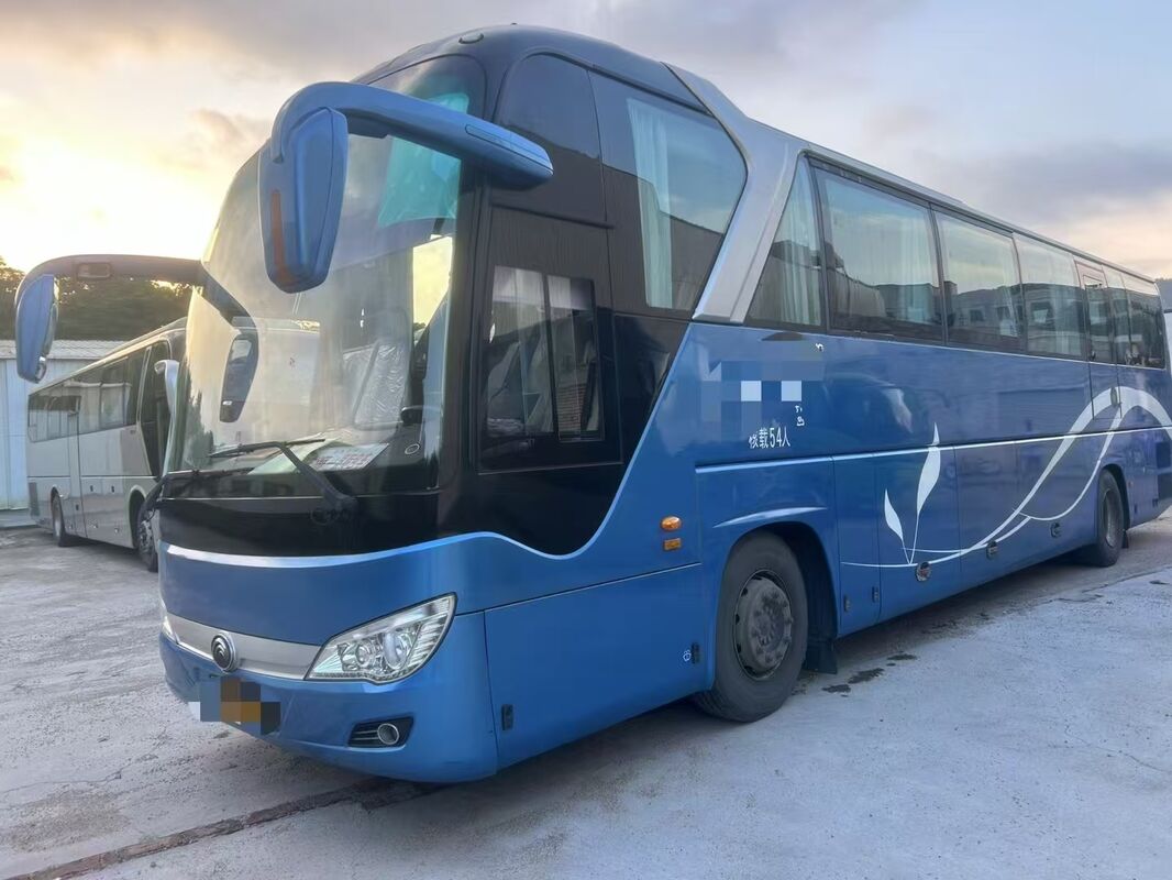 Μεταχειρισμένο yutong 6122 54 θέσεων λεωφορείο λεωφορείο Weichai Diesel Engine Μεταχειρισμένο τουριστικό επιβατικό λεωφορείο για την Αφρική