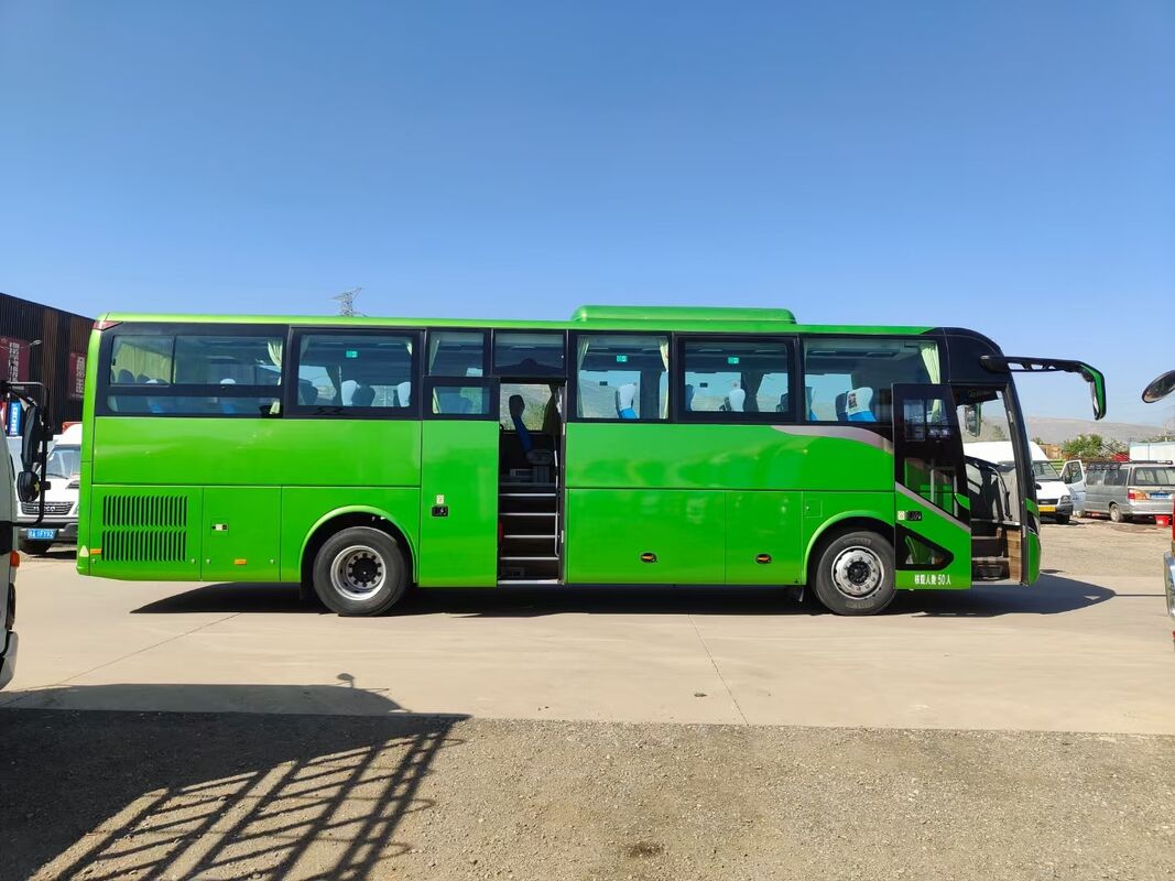 Μεταχειρισμένο λεωφορείο Yutong ZK6117 με κινητήρα ντίζελ Weichai, διπλής πόρτας, 50 θέσεων, πολυτελές τουριστικό πούλμαν LHD προς πώληση