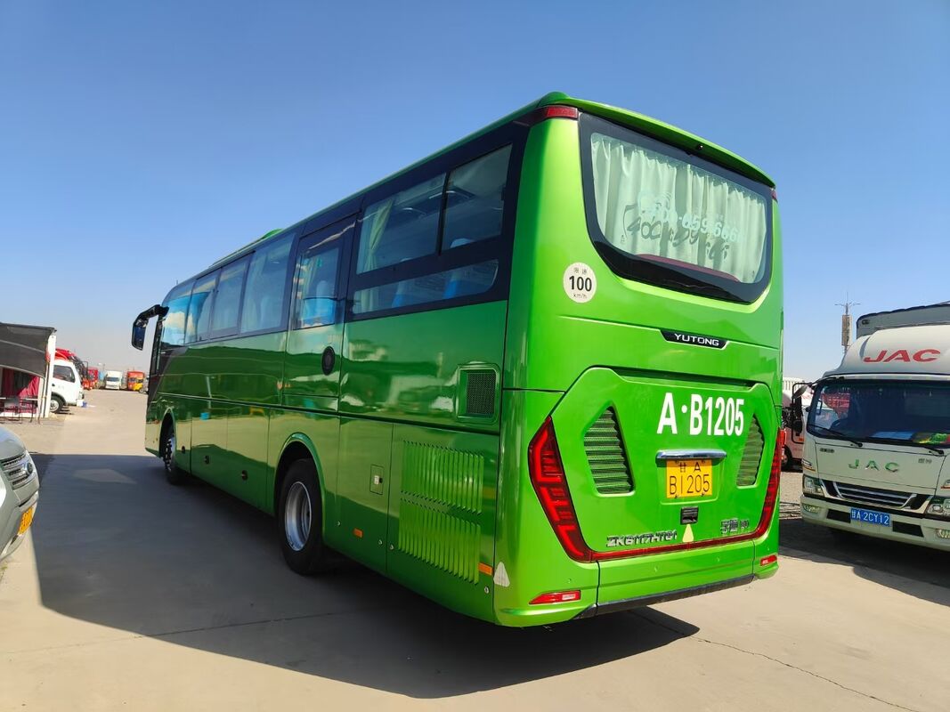 Μεταχειρισμένο λεωφορείο Yutong ZK6117 με κινητήρα ντίζελ Weichai, διπλής πόρτας, 50 θέσεων, πολυτελές τουριστικό πούλμαν LHD προς πώληση