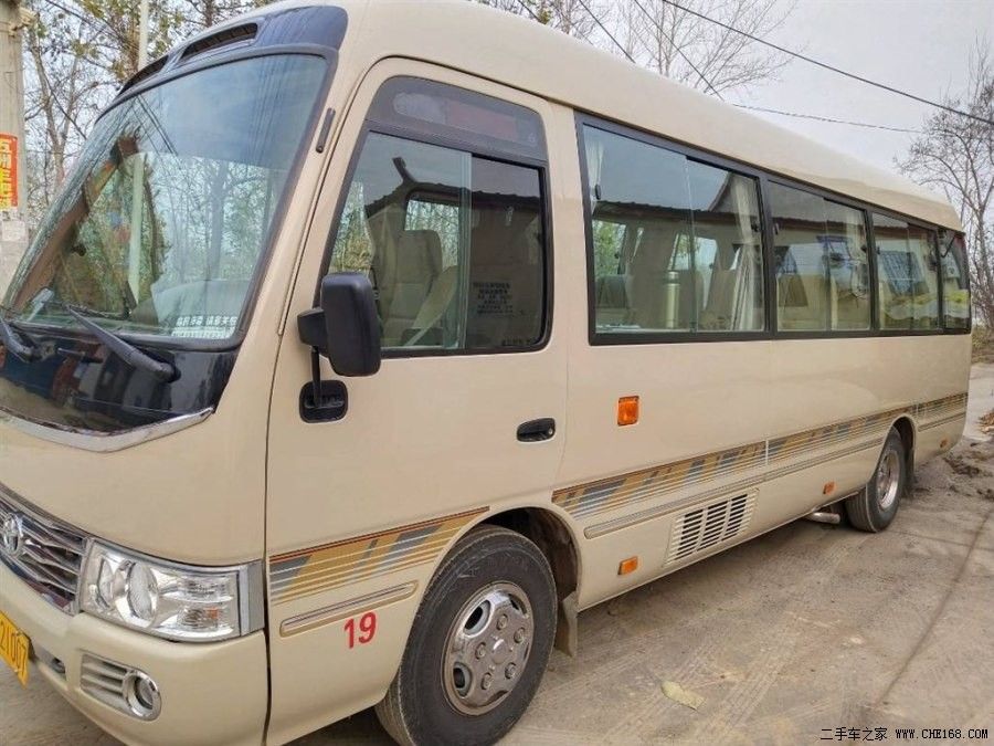 2017 χρησιμοποιημένο diesel TOYATO δεύτερος χεριών ακτοφυλάκων μίνι λεωφορείο 23 καθισμάτων λεωφορείων δεξί