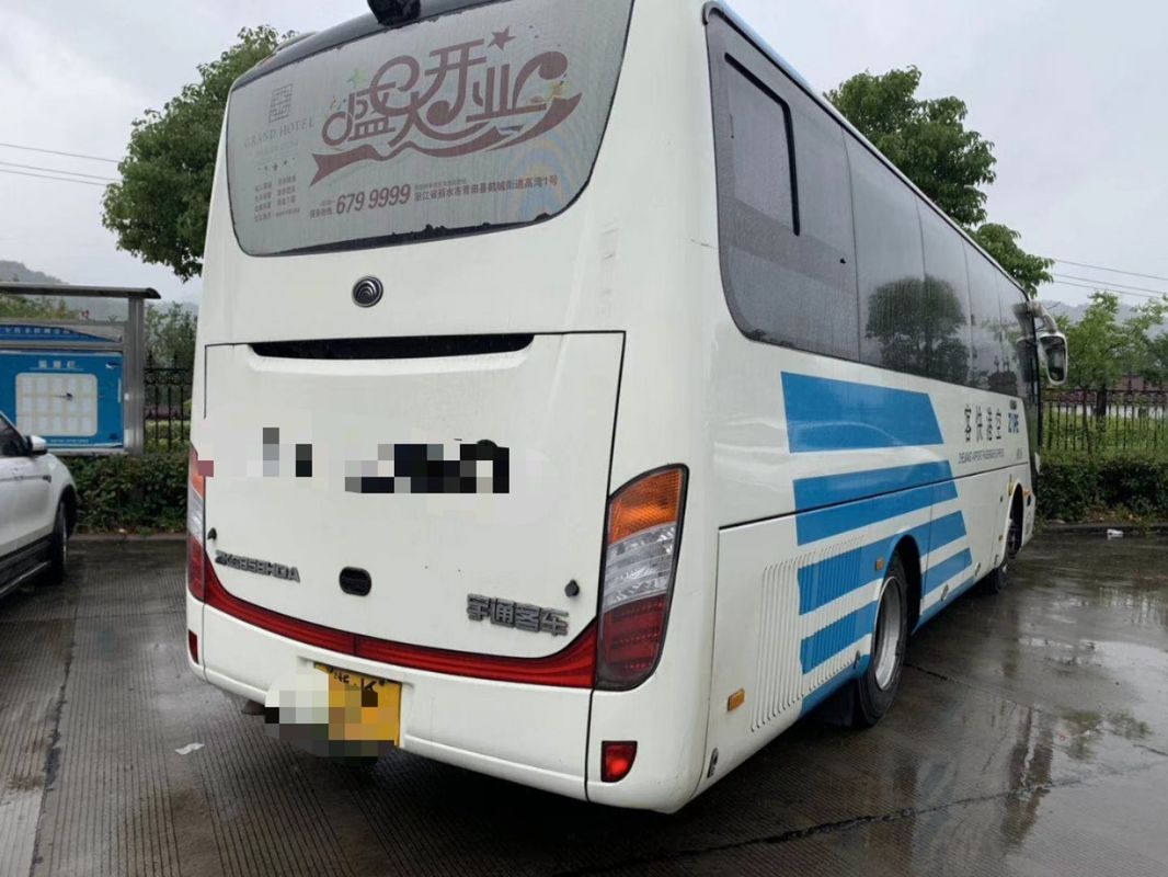 ZK6858 λεωφορείο πόλεων Yutong σειράς, άσπρο 19 Seater λεωφορείων έτος οδήγησης 2015 diesel αριστερό