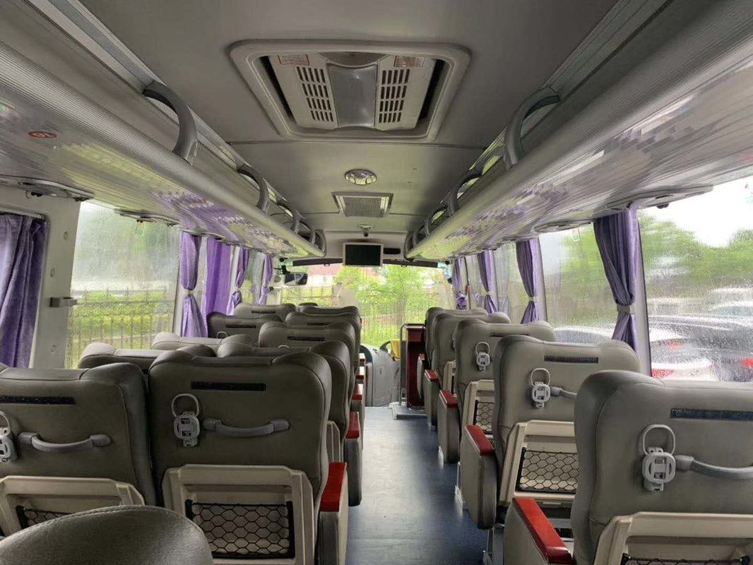 ZK6858 λεωφορείο πόλεων Yutong σειράς, άσπρο 19 Seater λεωφορείων έτος οδήγησης 2015 diesel αριστερό