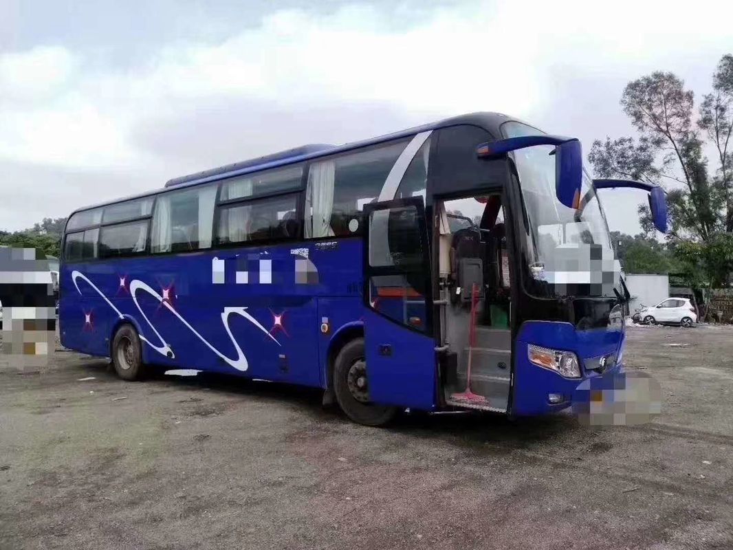 2014 έτος 51 χρησιμοποιημένα Seater λεωφορεία Yutong 10800mm ανώτατη ταχύτητα μήκους 100km/Χ λεωφορείων