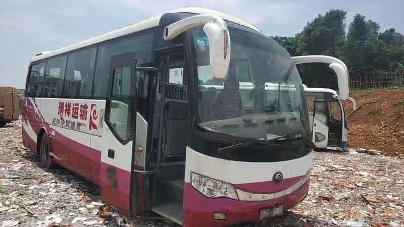 το μήκος Yutong ZK6809 8m διαμορφώνει το χρησιμοποιημένο λεωφορείο 33 λεωφορείων βαρέων καθηκόντων το 2018 έτος καθισμάτων