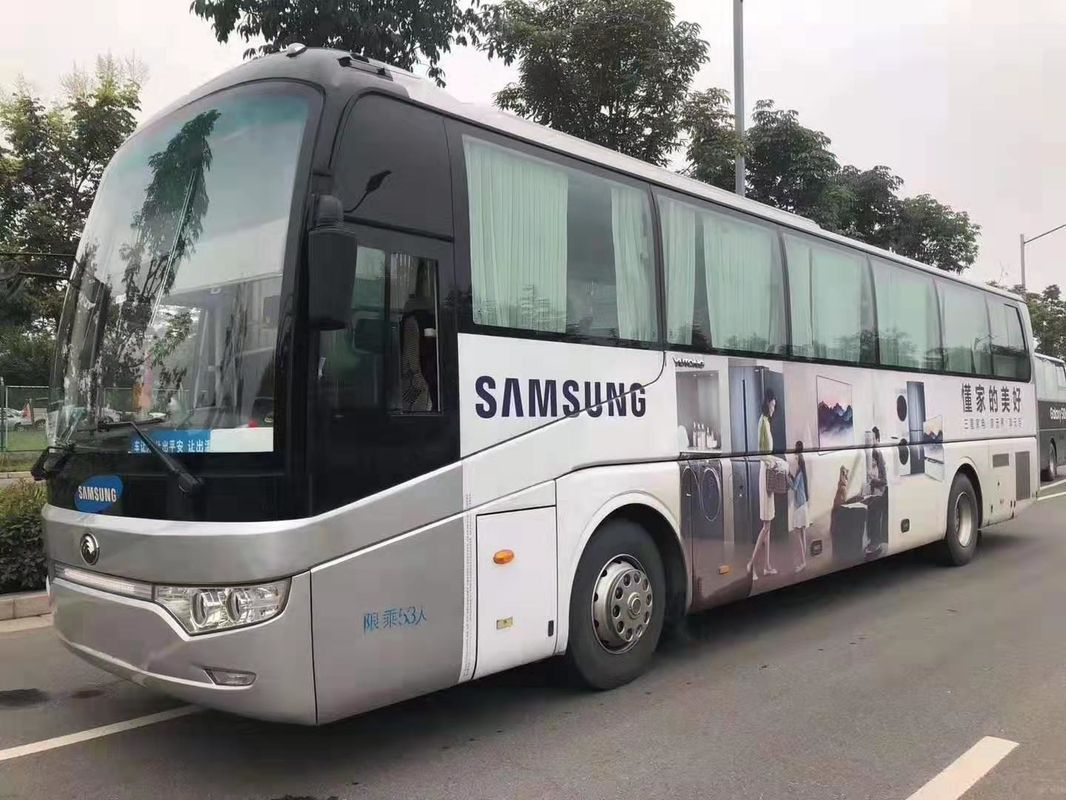 Χρησιμοποιημένα τα diesel λεωφορεία 6122 τύπος 53 Yutong καθίσματα μηχανή 2014 ετών YC άφησαν το Drive