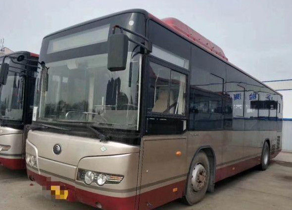 Χρησιμοποιημένο λεωφορείων CNG Yutong αστικό λεωφορείο 19000KM πόλεων 70 καθισμάτων LHD λεωφορείο λεωφορείων τουριστών απόστασης σε μίλια