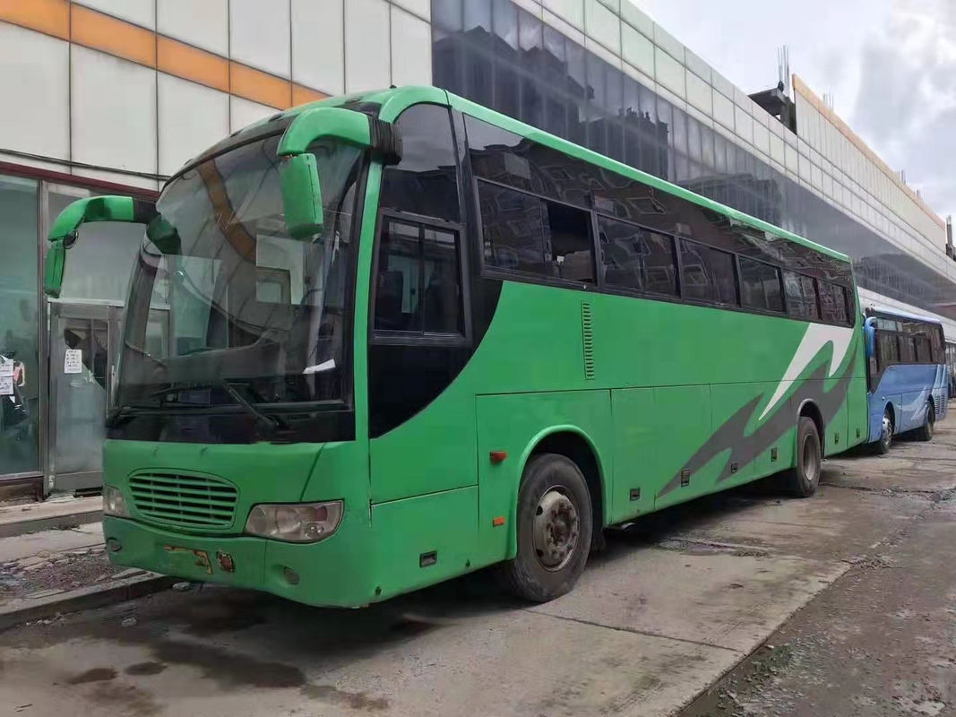 Χρησιμοποιημένο μπροστινό μηχανών έτος 54 λεωφορείων 2009 Yutong μεγάλης απόστασης ανώτατη ταχύτητα καθισμάτων 100km/H