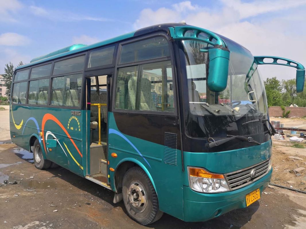 ZK6752d χρησιμοποιημένα μεγάλης απόστασης λεωφορεία 7500mm λεωφορείων επιβατών ανώτατη ταχύτητα μήκους 100km/H λεωφορείων