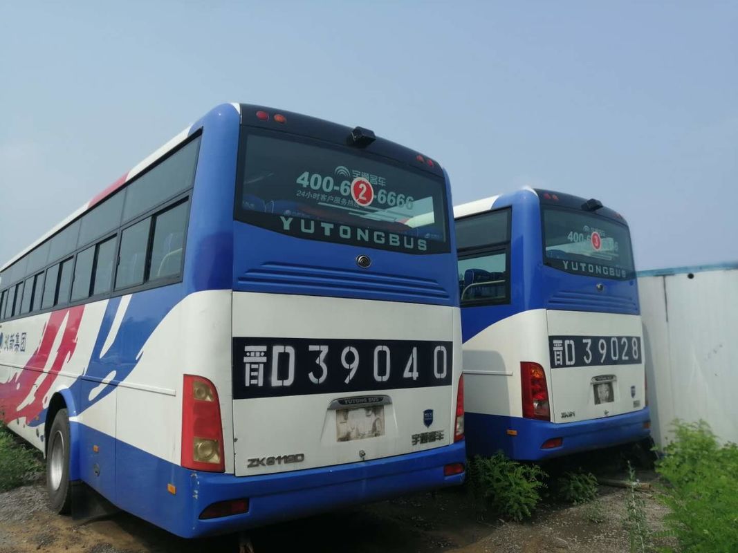 Χρησιμοποιημένο λεωφορείο zk-6112D 53 Yutong μπροστινή μηχανή λεωφορείων λεωφορείων καθισμάτων χρησιμοποιημένη 110km/H
