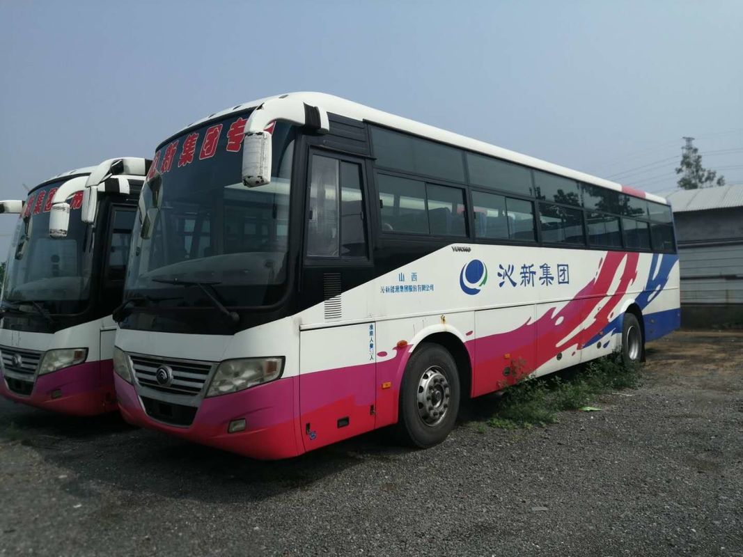 Χρησιμοποιημένο λεωφορείο zk-6112D 53 Yutong μπροστινή μηχανή λεωφορείων λεωφορείων καθισμάτων χρησιμοποιημένη 110km/H